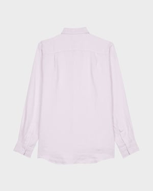 Vilebrequin - Men Linen Shirt Solid - Shirt - Caroubis - Pink - Size XXL