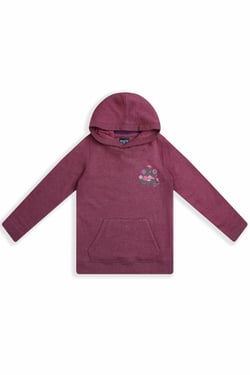 Weird Fish Amber Girls Graphic Hoodie Boysenberry Size 3-4