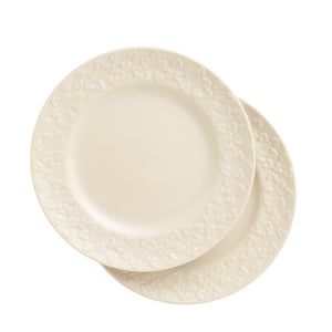 Belleek Classic Field of Shamrock 8" Side Plate Set of 2  - Extra 25% off with LC25