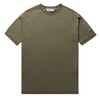 Left Hand Contrast Panel Tee Olive