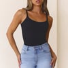 BASE Luxe Rib Weekender Cami Top Black