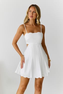 Sunny Daydreams Mini Dress White