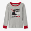 Kids Eat Sleep Shred AppliquÃ© Pajama Set