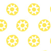 Sun Dial' Wallpaper by Tea Collection - Daffodil - Removable / Sample - 8 x 8 in.
