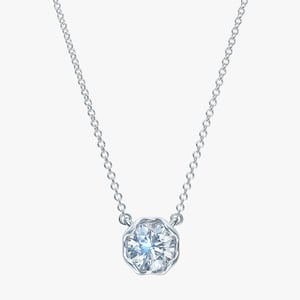 Solitaire Diamond Necklace - 0.70 CT
