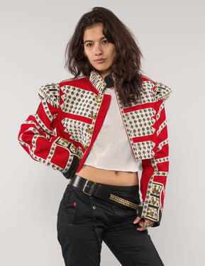Cropped Scots Guards Drummers Band Tunic