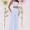 Summer Reverie Tailored Pants Blue