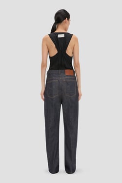 Victoria Beckham Split Tank Top In Black - XL - Womens