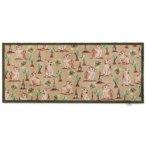 Allotment Bunnies Washable Runner - 65x150cm