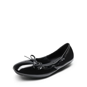 DREAM PAIRS Foldable Square Toe Bow Ballet Flats