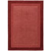 Stacked Borders Wine Red Rug - 160x230cm