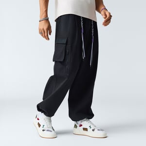 ANTA KAI Round House Pants - Black / 4XL