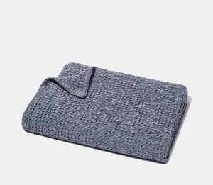 Honeycomb Bath Towel - Slate Blue