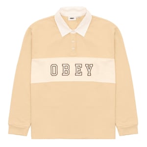 Obey Womens Rosewood Rugby Oyster Grey