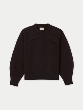 Cashmere Crewneck Twin Set - L-XL / mole / WK1085-1813