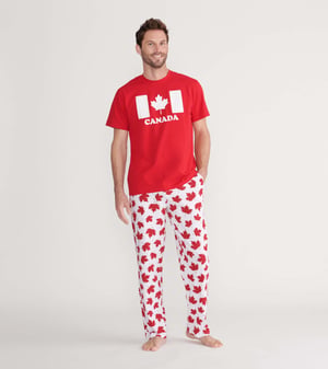 Made In Canada Men's Stretch Cotton Pajama Pants