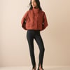 Black Ribbed Split Hem Zip Legging