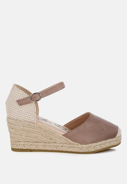Paryor Microfiber Espadrilles Sandals