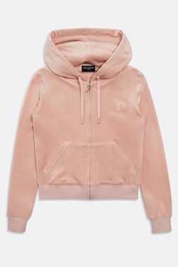 PALE PINK CLASSIC VELOUR ROBERTSON HOODIE - XXXL / Pink