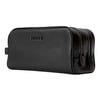 Leather Toiletry Bag - Black