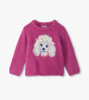 Baby & Toddler Girls Posh Poodle Furry Sweater