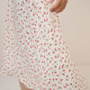 White Floral Atlas Midi Dress