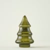 Pine Glass Tree Ornament - Green / 6"×9"
