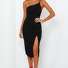 HELLO MOLLY Taking It Back Dress Black