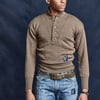 Khaki Military Sweater