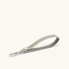 Hammitt Wristlet Strap Pewter Brushed Silver
