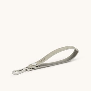 Hammitt Wristlet Strap Pewter Brushed Silver