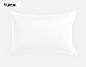 QE Home 350TC BeechBliss TENCEL™ Modal Pillowcases in White (Set of 2), King