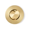 Tuck wall light in antique brass