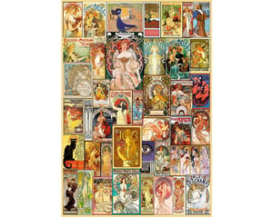 Art Nouveau Poster Collage_T
