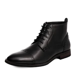 DREAM PAIRS Men s Cap Toe Dress Boots
