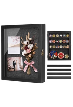 AW Coin Display Case Shadow Box