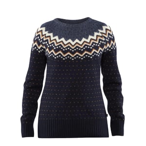 Fjallraven Womens Ovik Knit Sweater Dark Navy