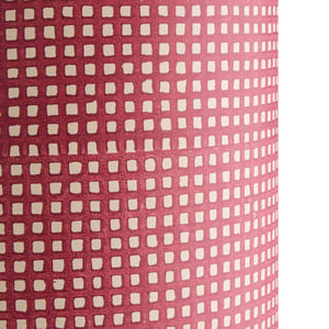 35cm tall tapered Trellis shade in russet block printed card