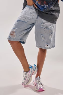 AKIRA Azalea Wang Rangle Multi Lace Sneaker Shoes | Pink | Size 10