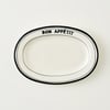 Bon Appetit Porcelain Serving Platter - 12"