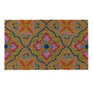 Bright Tile Coir Doormat - 45x75cm