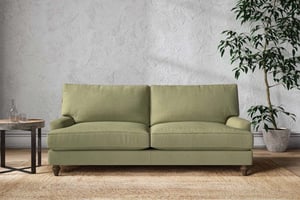 nkuku Marri Large Sofa | Make To Order | Brera Linen Sage | No Colour