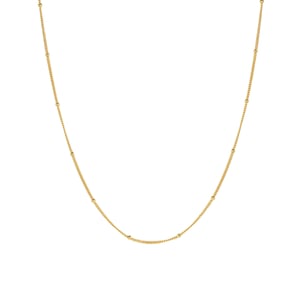 Fine Bobble Chain Necklace Sterling Silver