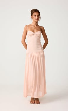 Seduce Maxi Dress (Baby Pink) - US 2