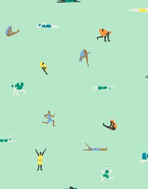 Olympians' Wallpaper by Tea Collection - Aventurine - Traditional / 27 in. x 27 ft.