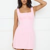City Sleek Mini Dress Pink