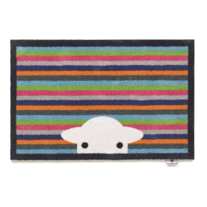 Peep Stripe Herdy Washable Doormat - 50x75cm
