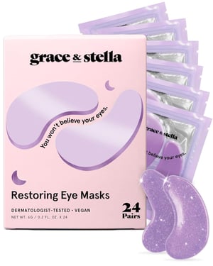 Restoring Purple eye masks - 24 Pairs