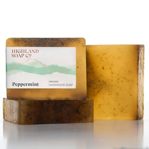 3 for £17 - Organic Soaps 150g - Peppermint