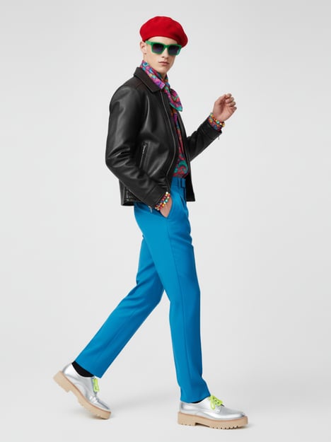 Men's Faux Leather Jacket SOHO COUTURE BYMANYC ® New York